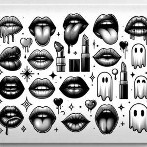 discreet-mark – tattoo design ideas free ai generated – soft-curves – for-back-shoulder – Gallery: minimalistic-inkby-ai