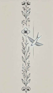 dotwork – tattoo design ideas free ai generated – circular-pattern – for-behind-ear – Gallery: minimalistic-inkby-ai