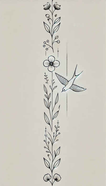 dotwork – tattoo design ideas free ai generated – circular-pattern – for-behind-ear – Gallery: minimalistic-inkby-ai