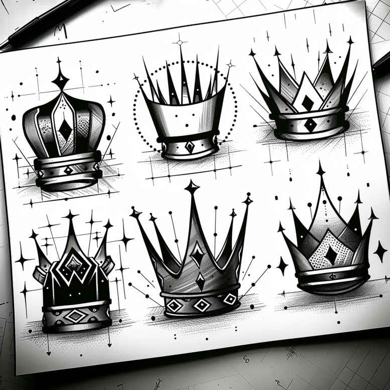 dotwork – tattoo design ideas free ai generated – fractal – for-knee – Gallery: minimalistic-inkby-ai