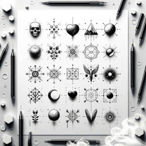 elegant – tattoo design ideas free ai generated – infinite-pattern – for-arm – Gallery: minimalistic-inkby-ai