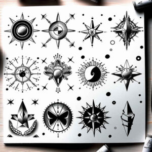 few-strokes – tattoo design ideas free ai generated – inward-focus – for-shoulder – Gallery: minimalistic-inkby-ai