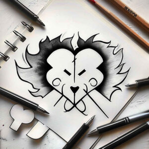 lightweight – tattoo design ideas free ai generated – inward-focus – for-outer-arm – Gallery: minimalistic-inkby-ai