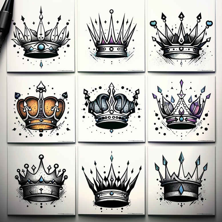 micro-symbol – tattoo design ideas free ai generated – elaborate – for-thigh – Gallery: minimalistic-inkby-ai
