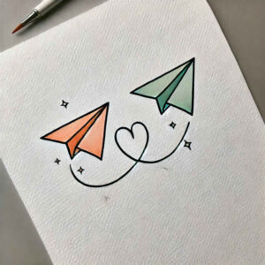 mini-geometry – tattoo design ideas free ai generated – fine-line – for-back – Gallery: minimalistic-inkby-ai
