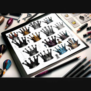 no-excess – tattoo design ideas free ai generated – circle-segments – for-wrist – Gallery: minimalistic-inkby-ai