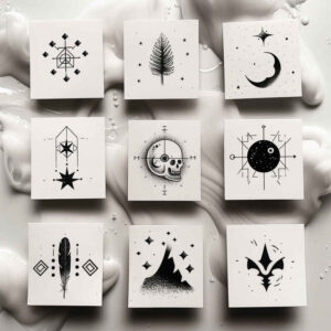 no-excess – tattoo design ideas free ai generated – mystic – for-stomach – Gallery: minimalistic-inkby-ai