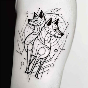 open-space – tattoo design ideas free ai generated – intricate-web – for-thigh – Gallery: minimalistic-inkby-ai