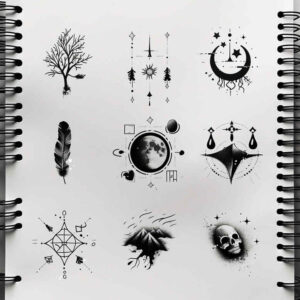open-space – tattoo design ideas free ai generated – zen – for-toe – Gallery: minimalistic-inkby-ai