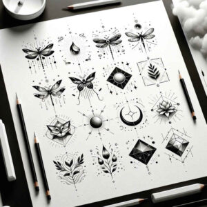 plain – tattoo design ideas free ai generated – holy-pattern – for-foot – Gallery: minimalistic-inkby-ai