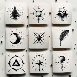 pristine – tattoo design ideas free ai generated – delicate-outline – for-ribs – Gallery: minimalistic-inkby-ai