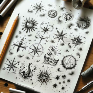 pure-design – tattoo design ideas free ai generated – fractal – for-lower-arm – Gallery: minimalistic-inkby-ai