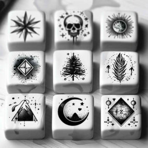 quiet – tattoo design ideas free ai generated – centered – for-shoulder-blade – Gallery: minimalistic-inkby-ai