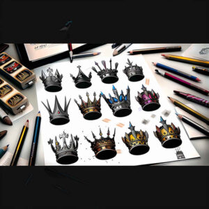 refined – tattoo design ideas free ai generated – ornamental-ring – for-ankle – Gallery: minimalistic-inkby-ai