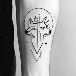 simple-form – tattoo design ideas free ai generated – patterned – for-outer-arm – Gallery: minimalistic-inkby-ai
