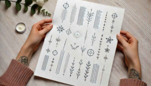 single-color – tattoo design ideas free ai generated – enlightenment – for-temple – Gallery: minimalistic-inkby-ai