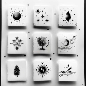 soft-touch – tattoo design ideas free ai generated – sacred-symbol – for-palm – Gallery: minimalistic-inkby-ai