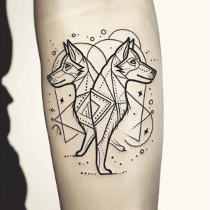 subtle-shape – tattoo design ideas free ai generated – artistic-swirl – for-nape – Gallery: minimalistic-inkby-ai