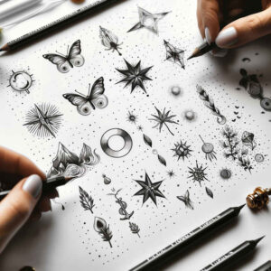 minimalistic tattoo design ideas pure design centerpiece for lower leg