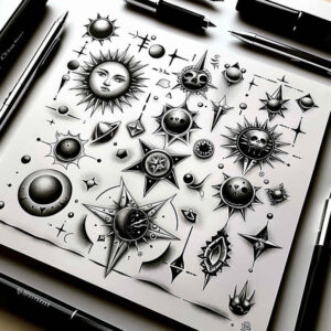 minimalistic tattoo design ideas nonintrusive delicate arcs symbol of endurance
