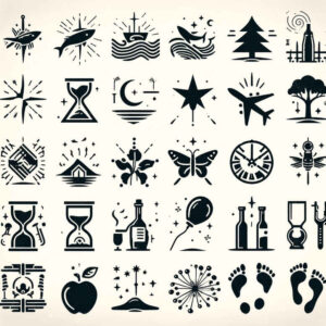 minimalistic tattoo design ideas clear-cut eastern influence for outer arm