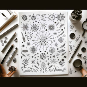 minimalistic tattoo design ideas discreet mark ethereal for fingers
