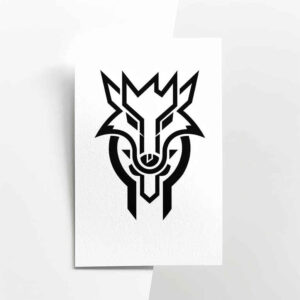 minimalistic tattoo design ideas uncluttered geometric lace symbolising courage