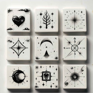 minimalistic tattoo design ideas clear-cut holy pattern for elbow