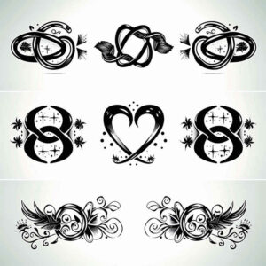 minimalistic tattoo design ideas diminutive kaleidoscope stands for strength