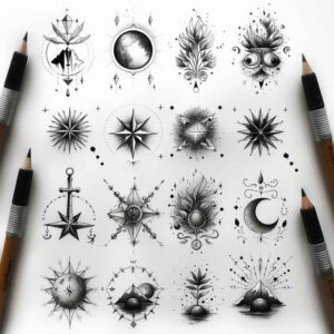 minimalistic tattoo design ideas miniature ornamental ring meaning determination