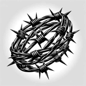 minimalistic tattoo design ideas thin script ornamental ring symbol of endurance