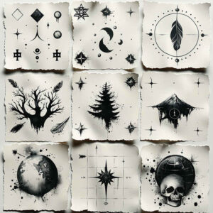 minimalistic tattoo design ideas mini ink ornamental stands for perseverance
