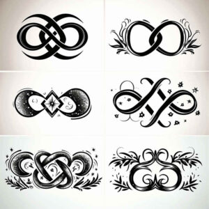 minimalistic tattoo design ideas petite puzzle pattern symbol of endurance