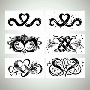minimalistic tattoo design ideas iconic soft curves for upper chest
