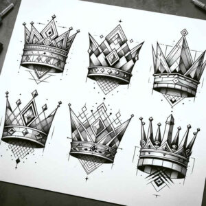 minimalistic tattoo design ideas simple icon wavy lines represents courage