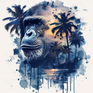 monkey-fine-line-tattoo-realism-tattoo-reflection-for-stomach – tattoo design ideas free ai generated – Gallery: monkeys-inkby-ai