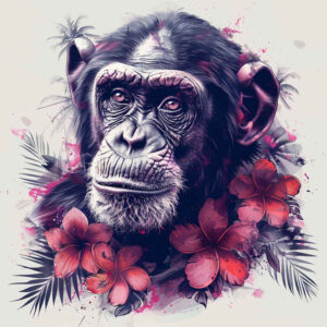 monkey-animal-tattoo-realism-glass-effect-for-triceps – tattoo design ideas free ai generated – Gallery: monkeys-inkby-ai