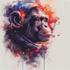 monkey-mysterious-tattoo-surrealism-hyperreal-for-shin – tattoo design ideas free ai generated – Gallery: monkeys-inkby-ai