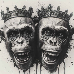 monkey-with-flowers-tattoo-neotraditional-rich-shading-for-stomach – tattoo design ideas free ai generated – Gallery: monkeys-inkby-ai