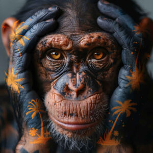 monkey-fine-line-tattoo-realism-optical-illusion-for-upper-arm – tattoo design ideas free ai generated – Gallery: monkeys-inkby-ai