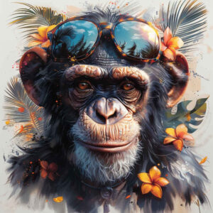 monkey-animal-tattoo-realism-deep-shadows-for-lower-leg – tattoo design ideas free ai generated – Gallery: monkeys-inkby-ai