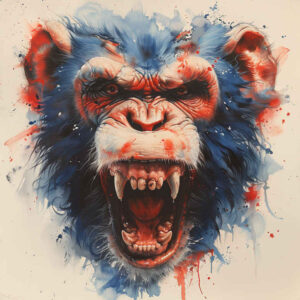 monkey-mysterious-tattoo-realism-true-skin-for-knee – tattoo design ideas free ai generated – Gallery: monkeys-inkby-ai