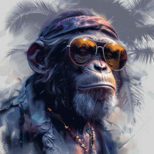 monkey-spirit-tattoo-neotraditional-solid-fill-for-lower-back – tattoo design ideas free ai generated – Gallery: monkeys-inkby-ai