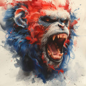 monkey-expressive-tattoo-neotraditional-modern-classic-for-palm – tattoo design ideas free ai generated – Gallery: monkeys-inkby-ai