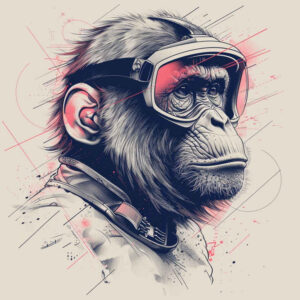 monkey-shadow-tattoo-realism-vivid-detail-for-hip – tattoo design ideas free ai generated – Gallery: monkeys-inkby-ai