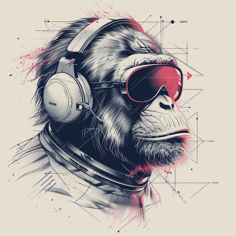 monkey-tail-tattoo-neotraditional-saturated-hues-for-wrist-side – tattoo design ideas free ai generated – Gallery: monkeys-inkby-ai