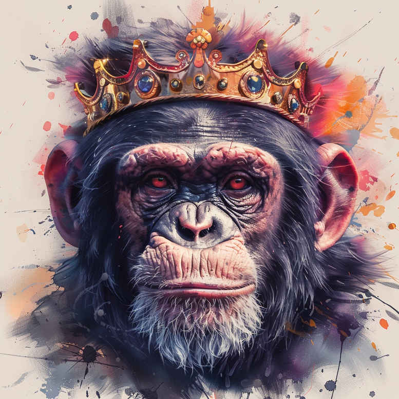 monkeys tattoo design ideas Neotraditional balanced tones animated for lower chest