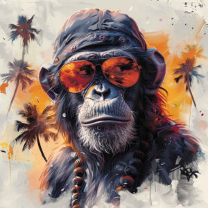 monkeys tattoo design ideas Surrealism hallucinatory expressive symbol of resilience
