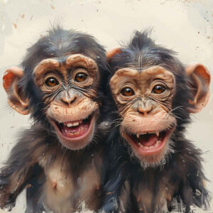 monkeys tattoo design ideas strong outlines lively posture for ribs