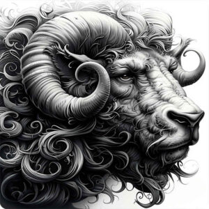 fearsome-monster – tattoo design ideas free ai generated – shadows – for-back – Gallery: monsters-greece-inkby-ai